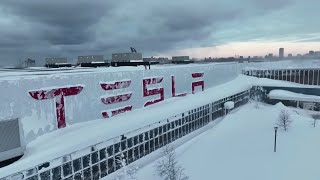 Blizzard of 2022 impacts  Buffalo  Hamburg  Blasdell  drone and ground [upl. by Kriste]