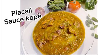 Sauce kopè placali  sauce gombo ivoirienne par Mounira Recette [upl. by Meela40]