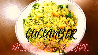 DELICIOUS CUCUMBER amp PEANUTS Recipe  Cucumber Salad  SaS Bahu ki recipes  Tasty cucumber recipes [upl. by Otiv468]