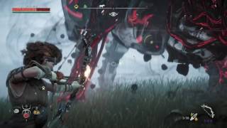 Horizon Zero Dawn PS4 Pro Kill Corrupted DeathBringer Heart of the Nora Mission on Very Hard [upl. by Jermayne194]