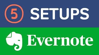 5 Evernote Setups Including GTD [upl. by Ketty]