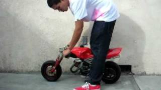 Highly Modified Cag Pocket Bike [upl. by Akemyt208]