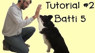 Come insegnare al cane il Batti 5  High Five con clicker  Tutorial 2 [upl. by Sair489]