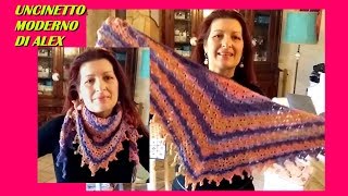 CROCHET BAKTUS SCARF EASY VIRUS tutorial [upl. by Rihat]