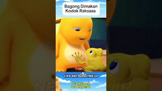 Bagong Di Makan Kodok Raksasa ‼️ Dino kuning jawa lucu funny minecraft roblox skibiditoilet [upl. by Alleciram]