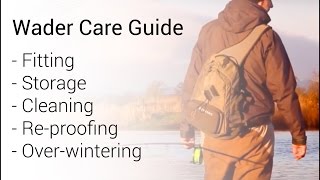 Wader Care Guide  Angling Active Aftercare [upl. by Aralomo692]