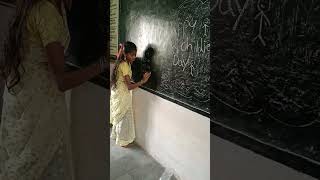 Likitha 5th class as a maths Teacher on 14th Nov 2024 [upl. by Ahsenak140]