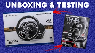 Unboxing And Testing  Thrustmaster T300 RS GT amp Thrustmaster TH8A Shifter [upl. by Eikcid]