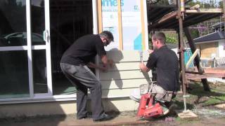 Ezy Build Products installing Weatherboard Siding [upl. by Asirehc67]