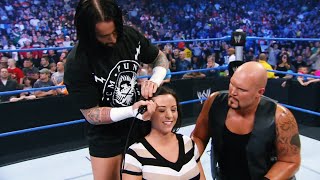 CM PUNK SHAVING SERENAS HEAD WWE SMACKDOWN [upl. by Chicoine]