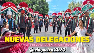 Primer CONVITE DELEGACIONES NUEVAS EN OAXACA GUELAGUETZA 2024 [upl. by Akemed236]