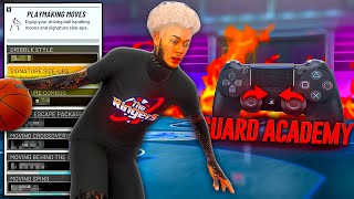 NBA 2K22 GUARD ACADEMY BEST HANDCAM ADVANCE DRIBBLE TUTORIAL  FASTEST DRIBBLE MOVES in 2K22 [upl. by Ninazan]