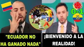 😱 ¡BIENVENIDOS A LA REALIDAD COLOMBIA prensa INTERNACIONAL habla de ECUADOR tras la VICTORIA 🇪🇨 [upl. by Eyllek512]