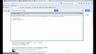 Firefox high memory usage up to 1GB [upl. by Nirehtac]