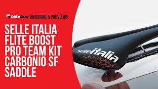 Selle Italia Flite Boost Pro Team Kit Carbonio SF Saddle  Bikebug [upl. by Erskine535]