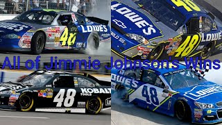 All of Jimmie Johnsons 83 Wins [upl. by Signe]