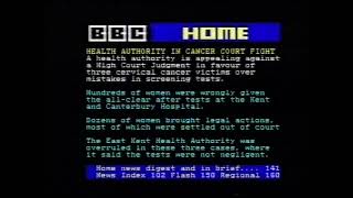 BBC Two  Pages from Ceefax  Learning Zone  Sunday 3rd early hours of Monday 4th October 1999 [upl. by Meeker]