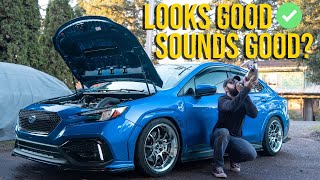 2022 Subaru WRX ETS J Pipe  Installation and Sound Check [upl. by Naimerej114]