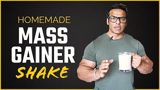 Home Made Mass GainerWeight Gain Shake  Yatinder Singh [upl. by Epilif]