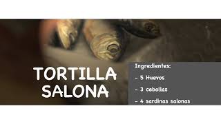 TORTILLA DE SARDINES SALONES LES COMADRES EN LA POLA SIERO [upl. by Darice]