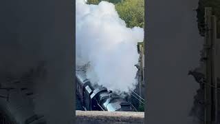 The Mancunian black 5 steam train through Macclesfield [upl. by Eislrahc]