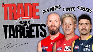 Top AFL Fantasy Trade Targets Round 18 [upl. by Cohleen42]