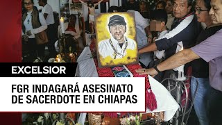 Chiapanecos claman justicia por el asesinato del sacerdote Marcelo Pérez [upl. by Annaej606]