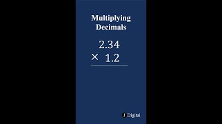 How to Multiply Decimal Numbers [upl. by Auohc]