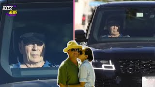 Bruce Willis Spotted in LA Amid Dementia Battle 💔🧠 Stay Strong Bruce 🙏🏼 [upl. by Wendye]