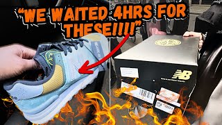 quotBAGGEDquot STONE ISLAND x NEW BALANCE 574 LEGACY RELEASE in SOHO LONDON  VLOG [upl. by Jacintha]