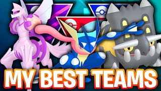 MY BEST 3 TEAMS FOR EACH LEAGUE IN POKEMON GO SEASON 17 FT LILY  GO BATTLE LEAGUE [upl. by Eirrod]