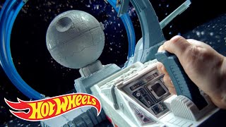 Hot Wheels Star Wars Carships Death Star Revolution Race Track Set  HotWheels [upl. by Klehm]