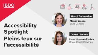 Accessibility Spotlight A roadmap to accessibility transformation  BDO Canada [upl. by Eimak255]