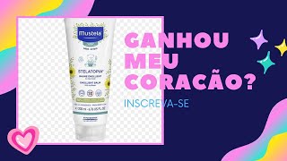 Creme Mustela Stelatopia  MINHA OPINIÃO [upl. by Tinaret]