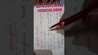 Glycosylated Hemoglobin HbA1C part1 [upl. by Nas]