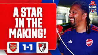 Nwaneri Is A Star Curtis Shaw  Arsenal 11 Bournemouth [upl. by Natiha]