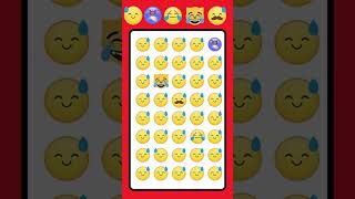 Find the emoji challenge 😎 😵riddles quiz shorts shortvideoviral [upl. by Leahsim987]