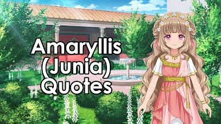 Quotes Amaryllis Junias Toga Costume [upl. by Honeyman]