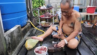 Bujang Sigat Tercekik Makan Sapi Di Masak Kumang Jawai Liat Sangat  Sapi Masak Orang Kampung… [upl. by Sydney]