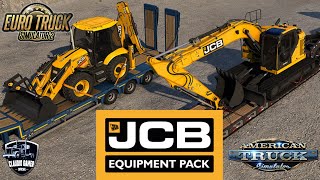 Nova Dlc JCB EQUIPMENT PACK Para Ets2Ats 150 Vamos Comecer [upl. by Jeanna]