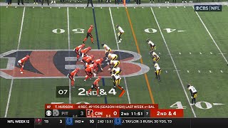 Trayveon Williams 46Yard Return leads to Drew Sample Touchdown [upl. by Weksler409]