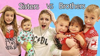 WHOS The BEST BABYSITTER Brothers Vs Sisters The Movie [upl. by Grane331]