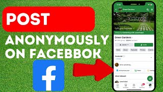 How To Post Anonymously On Facebook Group iPhone amp Android [upl. by Tawnya12]