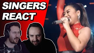 Singers React to Morissette Amon  Ang Huling El Bimbo Live  Reaction [upl. by Ahsema]