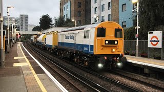 Balfour Beatty 20905 amp 20901 thrash through Acton Central working 6J09  22824 [upl. by Cissy828]