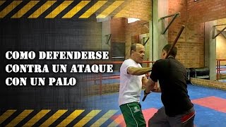 Cómo defenderse contra un ataque con un palo [upl. by Ahsein170]