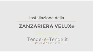 Montare una zanzariera per Velux® [upl. by Nennarb232]