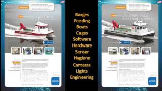 ENG Boats Ocea catamaran workboats for aquaculture and fishfarming [upl. by Adehsar530]