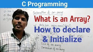 What is an Array ll How to declare and initialize in C Programming [upl. by Edalb182]