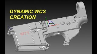 MASTERCAM TIP CREATE WCS  QUICK AND SIMPLE WAY [upl. by Adamsen]